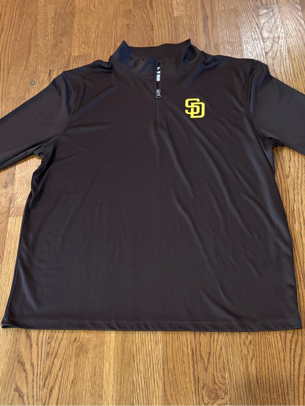 San Diego Padres Brown 1/4 Zip Pullover